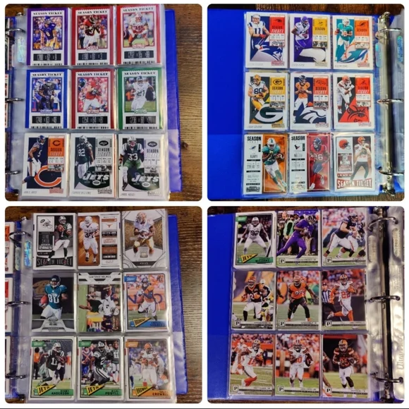 Panini Donruss Football Card Collection In Collector's Album Stars-RC 40 Pages